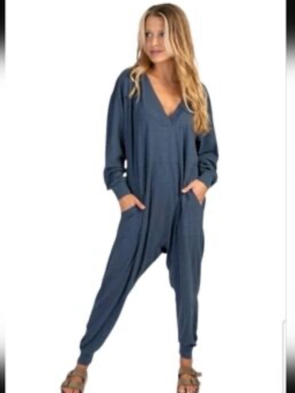 Natural Life Johnny Oversized 100% Cotton Jumpsuit - Picture 3 of 4